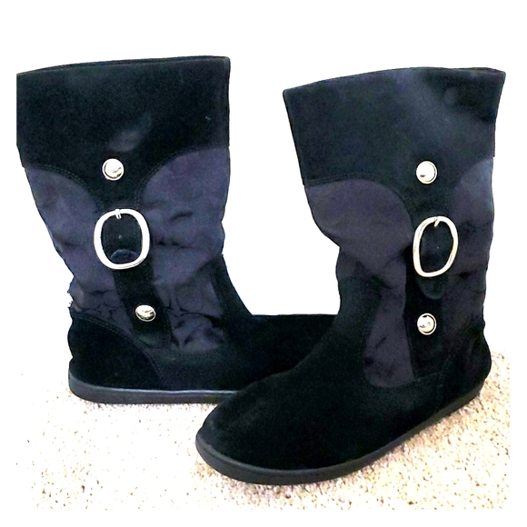 Coach Fleece Lined Boots - Picture 1 of 3